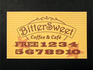 Bittersweet Punchcard